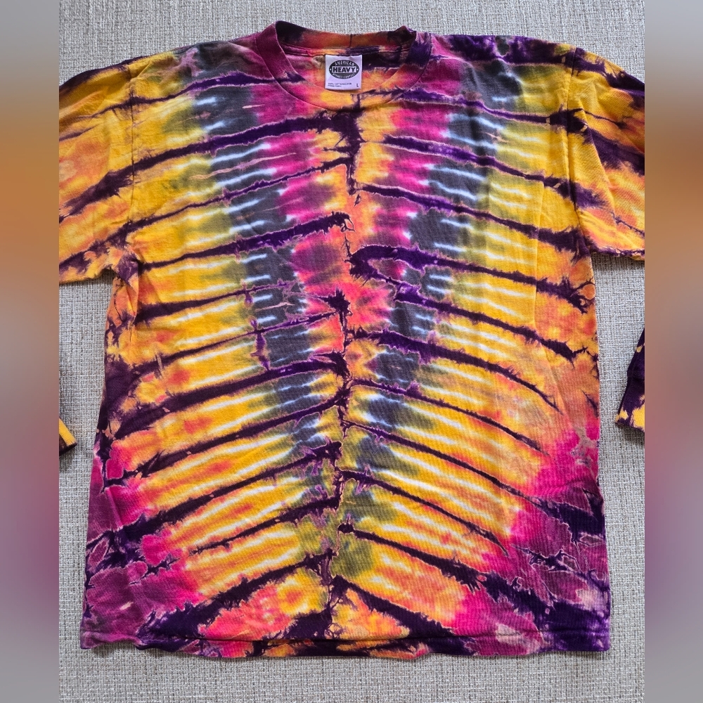 American Apparel Tie Dye Long Sleeve Tee
